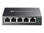 TP-LINK | Omada 5-Port Gigabit Easy Managed Switch with 4-Port PoE+ | ES205GP | Desktop/Wall mountable