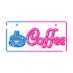 LED ribad // NEON FLEX LED strips // Neon plexi led coffee niebieski r&oacute;ż nne11 neolia