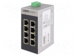 Industrial module: switch Ethernet | unmanaged | 9&divide;32VDC | RJ45