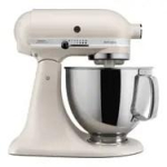 KitchenAid 5KSM175PSEPL Porcelanowy biały / Robot kuchenny Artisan / 300 W / 4,8 l / 10 prędkości / system planetarny