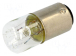 Signallers accessories: bulb | bayonet | BA15D | Usup: 230VAC