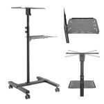 T&ouml;&ouml;riistad ja m&otilde;&otilde;teseadmed // Uued tooted t&ouml;&ouml;riistade, tarvikute kategoorias // Stolik mobilny do  projektora/laptopa  Maclean regulowany, stalowy max.10kg,  MC-207