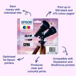 Epson 502 must XL tindikassett T02W1