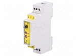 Timer | 15s&divide;12h | NO | 24VDC/5A,250VAC/5A | Usup: 24VAC | 24VDC | DIN