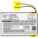550mAh Replacement Battery for Sony MDR-DS6500,RF865R,RF985R,XB650BT,XB950B1,XB950BT,ZX330,ZX330BT, NW-A25,A27,E463,E464,S764, LIS1427HEPCC