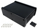 Enclosure: multipurpose | X: 177.6mm | Y: 129mm | Z: 61.1mm | aluminium