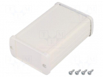 Enclosure: multipurpose | TEKAM | X: 60mm | Y: 100mm | Z: 31mm | aluminium