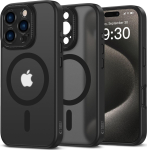 Back panel cover Tech-Protect  Tech-Protect MagCam MagSafe iPhone 16 Pro Case - Matte Black