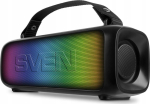 Speakers Sven  Speaker 2.0 portable SVEN PS-235  black (12W  TWS  )  power output 2x6W (RMS)  Bluetooth  FM  USB  lithium 1500mA*h SV-022075 (6438162022075)