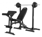 ZIPRO SUPERSET Adjustable weight training bench Adjustable backrest Adjustable seat Gym, Home Black