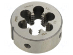 Threading die | M20 | 2.5 | &Oslash;: 45mm | Thk: 18mm | high speed steel | 6g