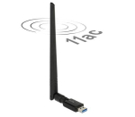 DeLOCK 3.0 Dualband WLAN + antenna - WLAN ac/a/b/g/n Stick 867+ Mbps ext
