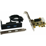 Kontroller Exsys IO Exsys PCIe 2 v&auml;lis- + 1 sisemine USB3.0 (EX-11072WO) hulgipakendis