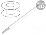 Wire | &Ouml;LFLEX&reg; HEAT 180 SiF | stranded | Cu | 6mm2 | silicone | white