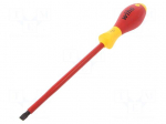 Screwdriver | insulated | slot | 8,0x1,2mm | Blade length: 175mm