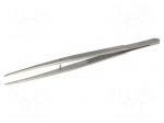 Tweezers | 155mm | for precision works | Blades: straight