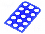 Profile gasket | Universal MATE-N-LOK | 6.35mm | PIN: 15 | Layout: 3x5