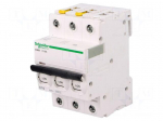 Circuit breaker | 400VAC | Inom: 10A | Poles: 3 | DIN | Charact: C | 6kA