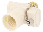 Connector: AC supply | adapter | 2P | 250VAC | 4A | white | screw-in