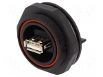 Socket | USB A | USB A socket-front,USB B socket-back | PIN: 4 | IP68