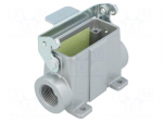 Enclosure: for HDC connectors | C146 | size A10 | with latch | M20