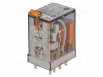 Relay: electromagnetic | DPDT | Ucoil: 230VAC | 10A/250VAC | 10A/30VDC