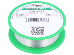 Soldering wire | Sn99,3Cu0,7 | 1mm | 100g | lead free | Package: reel