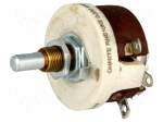 Potentiometer: shaft | single turn | 10k&Omega; | 25W | 6.35mm | wirewound