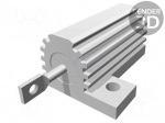Resistor: wire-wound | with heatsink | screw | 47&Omega; | 25W | &plusmn;5% | 50ppm/&deg;C