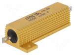 Resistor: wire-wound | with heatsink | screw | 100k&Omega; | 50W | &plusmn;1%
