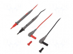 Set of test leads | Inom: 10A | Len: 1.2m | 2x test lead