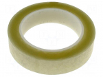 Tape: electrical insulating | W: 25mm | L: 66m | Thk: 63um | transparent