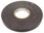 Tape: magnetic | W: 19mm | L: 30m | Thk: 0.84mm | acrylic | brown