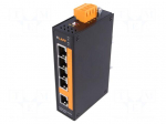 Industrial module: switch Ethernet | unmanaged | 18&divide;30VDC | RJ45