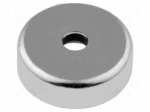 Magnet: permanent | hard ferrite | H: 8mm | 90N | &Oslash;: 40mm