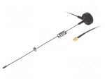 Antenna | GSM | 5dBi | vertical | Mounting: magnet | 50&Omega; | male,SMA