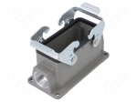 Enclosure: for HDC connectors | size D16B | with double latch