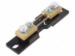 Current shunt | for DIN rail mounting | 40A | Class: 0,2 | 60mV