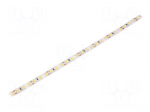 LED tape | white warm | LED/m: 120 | 8mm | IP20 | 120&deg; | 9.6W/m | CRImin: 80