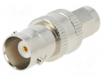 Adapter | BNC socket,SMA plug | Insulation: PTFE | 50&Omega;