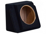 Car loudspeaker enclosure | MDF | black melange | 200mm | BMW | 8l