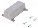Enclosure: shielding | X: 38mm | Y: 90mm | Z: 30mm | aluminium | natural