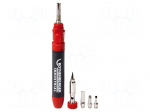 Soldering iron: gas | 450&divide;600&deg;C
