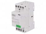 Contactor: 4-pole installation | 32A | 24VAC,24VDC | NC + NO x3