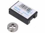 Threading die | M1,8 | 0.35 | &Oslash;: 16mm | Thk: 5mm | high speed steel | 6g