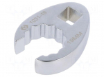 Wrench: ring half-open | 19mm | L: 45.8mm | Chrom-vanadium steel