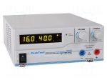 Laboratory power supply: programmable | single-channel | 1&divide;16VDC