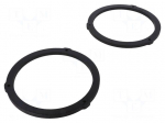 Spacer ring | MDF | 165mm | Peugeot | impregnated | 2pcs.