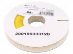 Heat shrink sleeve | glueless | 3: 1 | 9.5mm | L: 13m | yellow