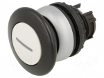 Switch: push-button | 22mm | Stabl.pos: 1 | white | none | IP67 | mushroom